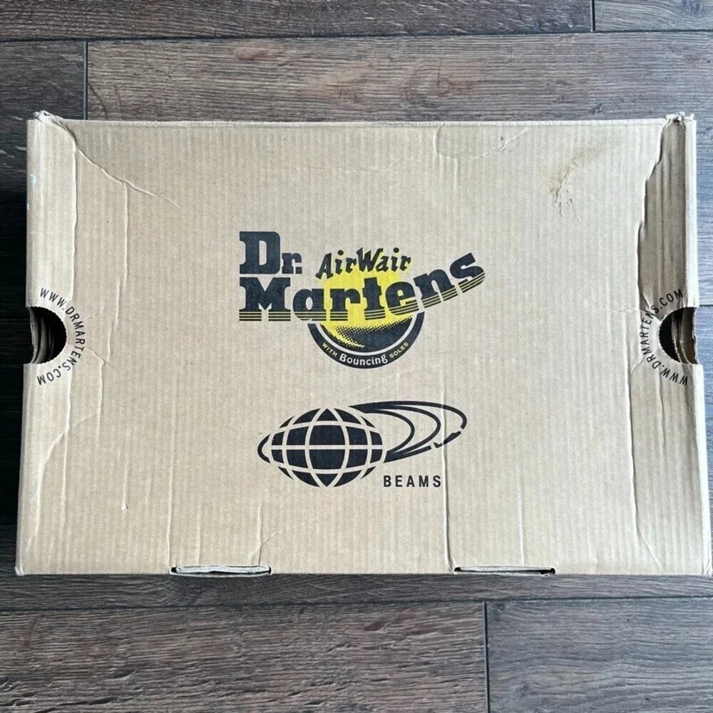 Dr Martens x Beams 1461 Mens US 5 Black Patent Lamper Oxford Lace Up Dress Shoe